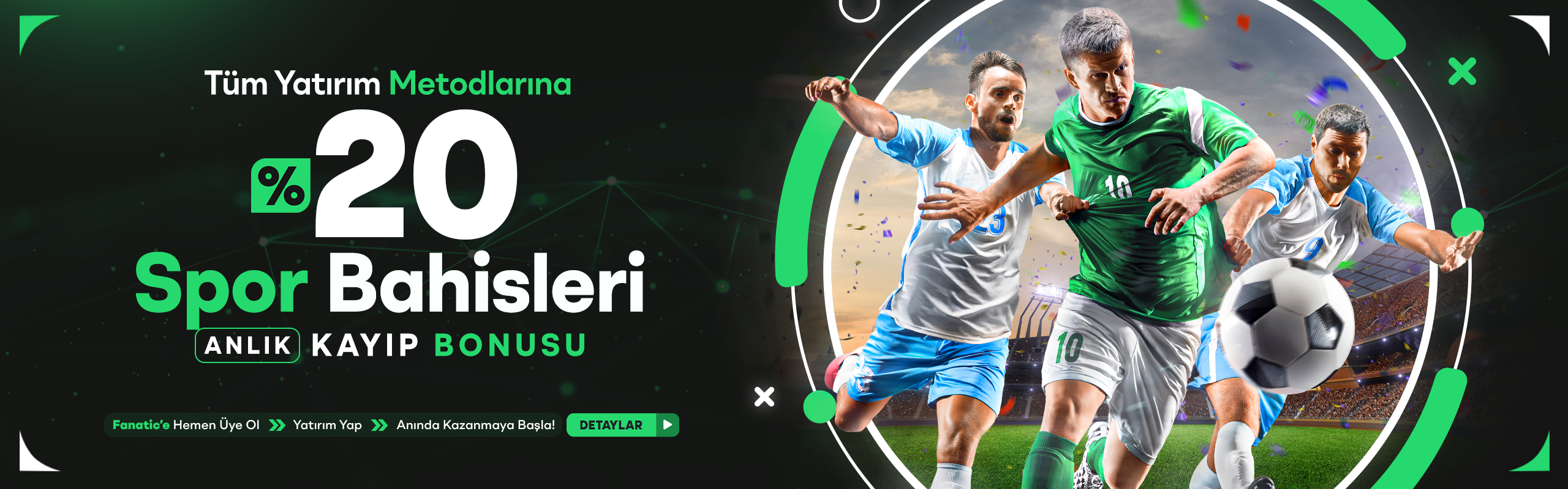 %20 Anlık Spor Kayıp Bonusu